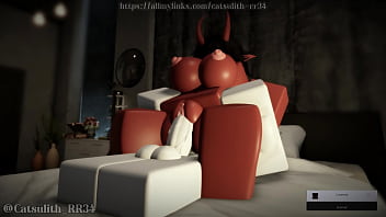 Girl strokes my cock while i fuck her using my lovense short