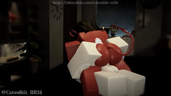 Girl strokes my cock while i fuck her using my lovense short