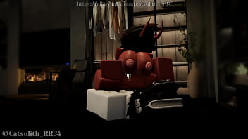 Girl strokes my cock while i fuck her using my lovense short