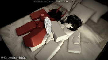 Girl strokes my cock while i fuck her using my lovense short