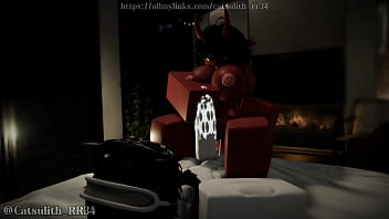 Girl strokes my cock while i fuck her using my lovense short