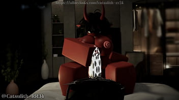 Girl strokes my cock while i fuck her using my lovense short