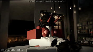 Girl strokes my cock while i fuck her using my lovense short