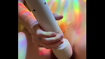 Deep fisting my slut wife's giant queer hair boy pussy so so deep