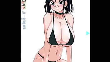 Chica anime follada por un consolador