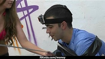 Hot sexy amateur babe needs a lift and takes cash 19