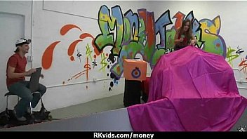 Hot sexy amateur babe needs a lift and takes cash 19