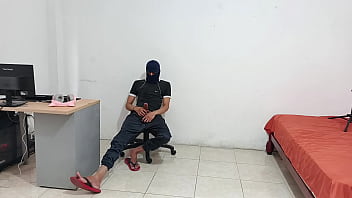 I masturbate my cock after my stepsister gets me horny