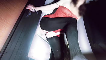 Milf Red Cat Pussy Rubbing Job With Cumshot At Gloryhole thumbnail