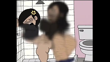 Irene ingrid y valrie cogiendo en el baño