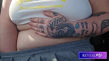 Revealme curvy goddess tit play & masturbation in busty solo fantasy