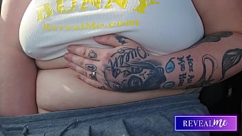 Revealme curvy goddess tit play & masturbation in busty solo fantasy