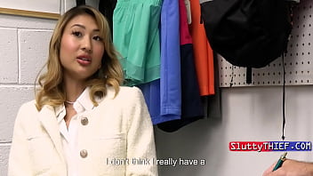 Asian heiress blackmailed by a mall cop