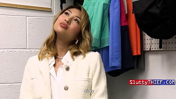 Asian heiress blackmailed by a mall cop