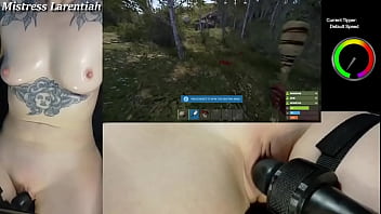 "can you focus with that vibrator on your pussy "no but i love it when you distract me while i play here's the rust fi "can you focus with that vibrator on your pussy "no but i love it when you distract me while i play here's the rust fi