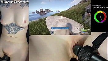 "can You Focus With That Vibrator On Your Pussy "no But I Love It When You Distract Me While I Play Here's The Rust Fi thumbnail