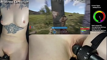 "can You Focus With That Vibrator On Your Pussy "no But I Love It When You Distract Me While I Play Here's The Rust Fi thumbnail