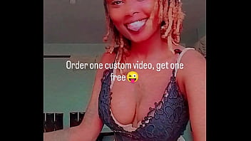 Order one custom video get one solo squirting masturbation free