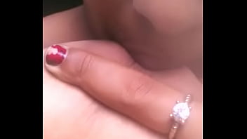 My ex playing with her titties