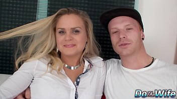 Sexy housewife barra brass anally creampied in front of hubby