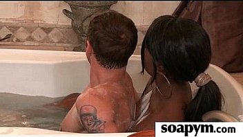 Friend gives him a soapy massage 22