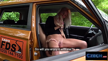 Her wonderful boobs might just earn her a driving licence fake driving school Her wonderful boobs might just earn her a driving licence fake driving school