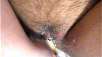 Ginger paris creamy banana in creamy pussy