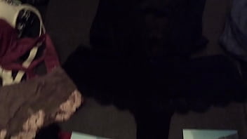 Filming my stepmoms naughty collection of thongs underwear