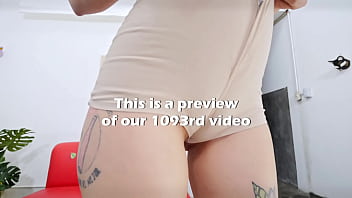 Round ass and puffy cameltoe perfection tall skinny girl in high heels and tight shorts