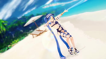 Fate grand order stheno hentai undress dance beach pop in 2 song small tits mmd 3d blue hair Fate grand order stheno hentai undress dance beach pop in 2 song small tits mmd 3d blue hair