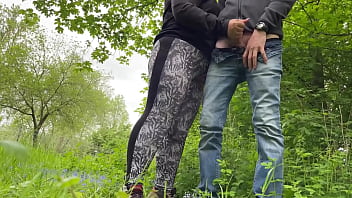 Felt my mother in law's camel toe in leggings while she was making me cum