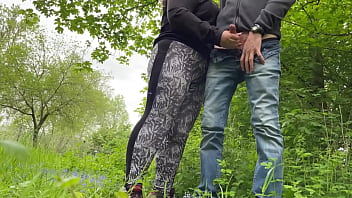 Felt My Mother In Law's Camel Toe In Leggings While She Was Making Me Cum thumbnail