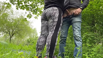 Felt my mother in law's camel toe in leggings while she was making me cum