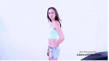 Brunette next door seduced by the producer