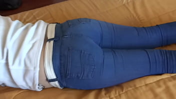 I show off my big ass with my jeans on and off great compilation