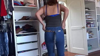 I show off my big ass with my jeans on and off great compilation