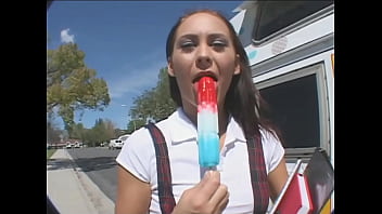 A big ice cream for a sexy jessica valentino