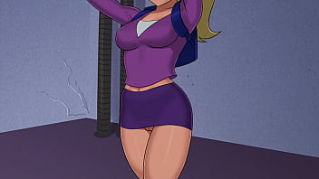 Stargirl sucks villian's huge cock