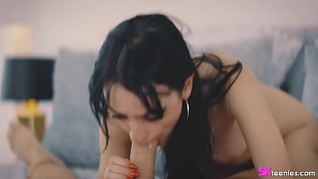 Petite spanish marceline moreno slowly strips till shes small tits euro teen is pussy brunette sucks and is fucked for a facial