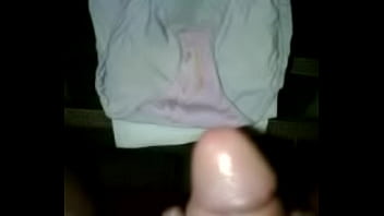 Dirty panties cumshot
