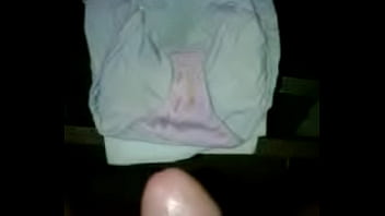 Dirty panties cumshot