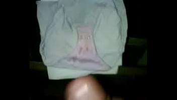 Dirty panties cumshot