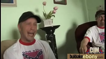 Ebony Gets Fucked In All Holes By A Group Of White Dudes 24 thumbnail