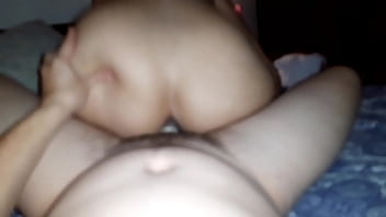 Giant ass jumping on my cock