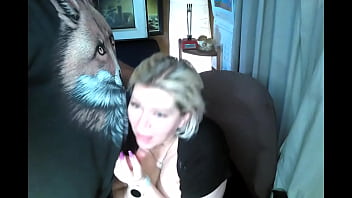 Sexy pranks of a mature married couple on the balcony