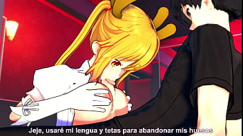 This dragon turns into a slut when she tries a penis