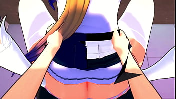 This dragon turns into a slut when she tries a penis