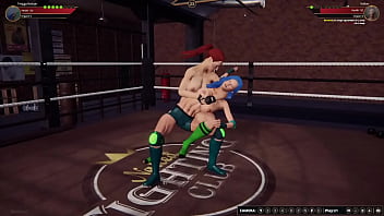 Twiggy vs kallan nf3d female mma battle combat ring