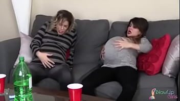 Expansão da barriga causado por refrigerante com mentos