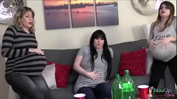 Expansão da barriga causado por refrigerante com mentos